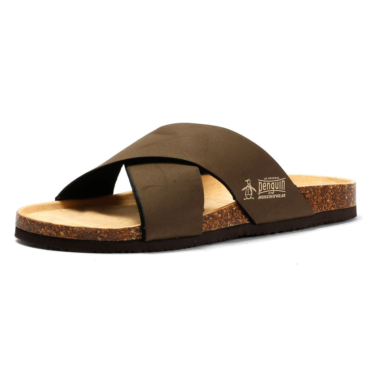 Penguin Pack Herren Braune Sandalen