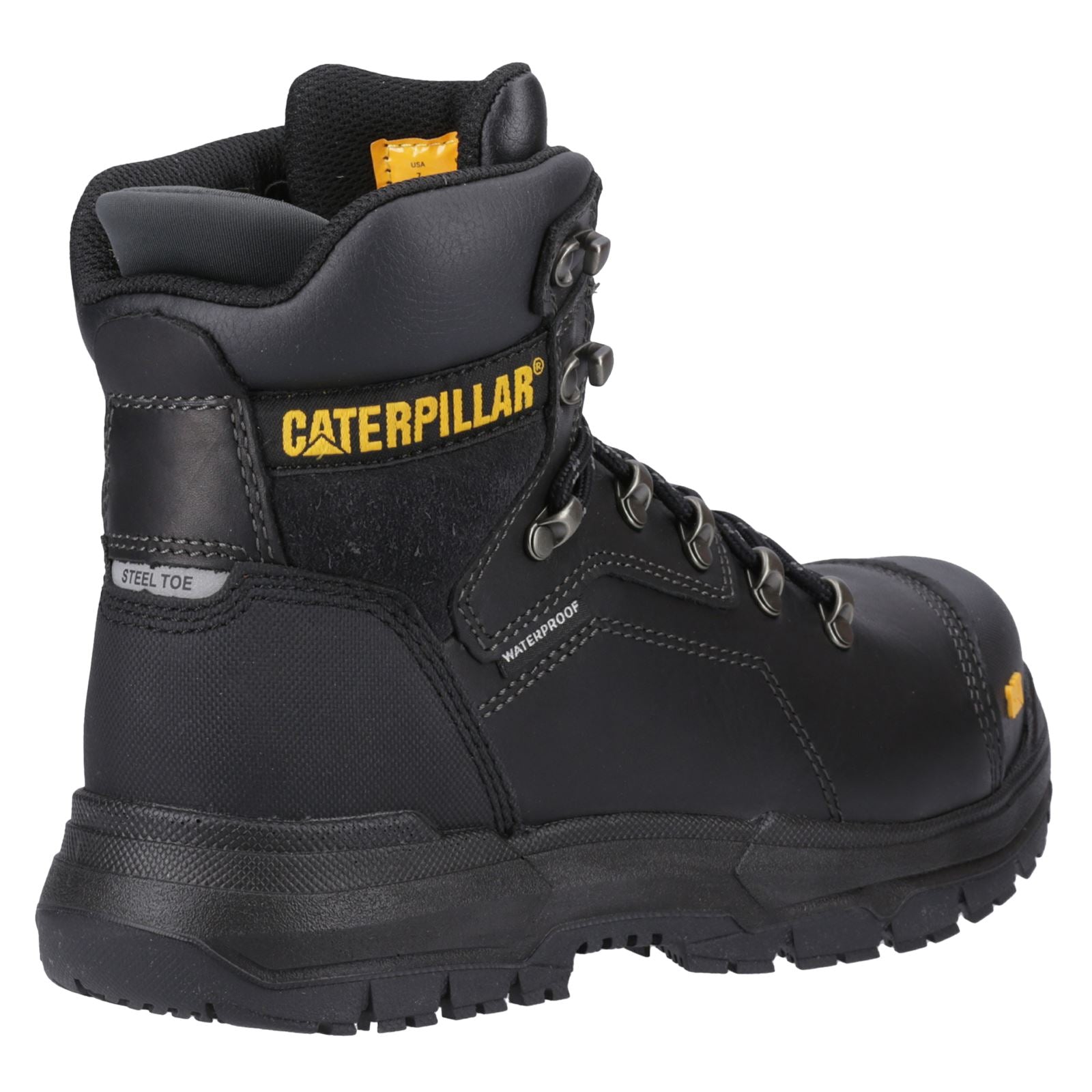 Caterpillar Diagnose 2.0 Leder Schwarze Sicherheitsschuhe