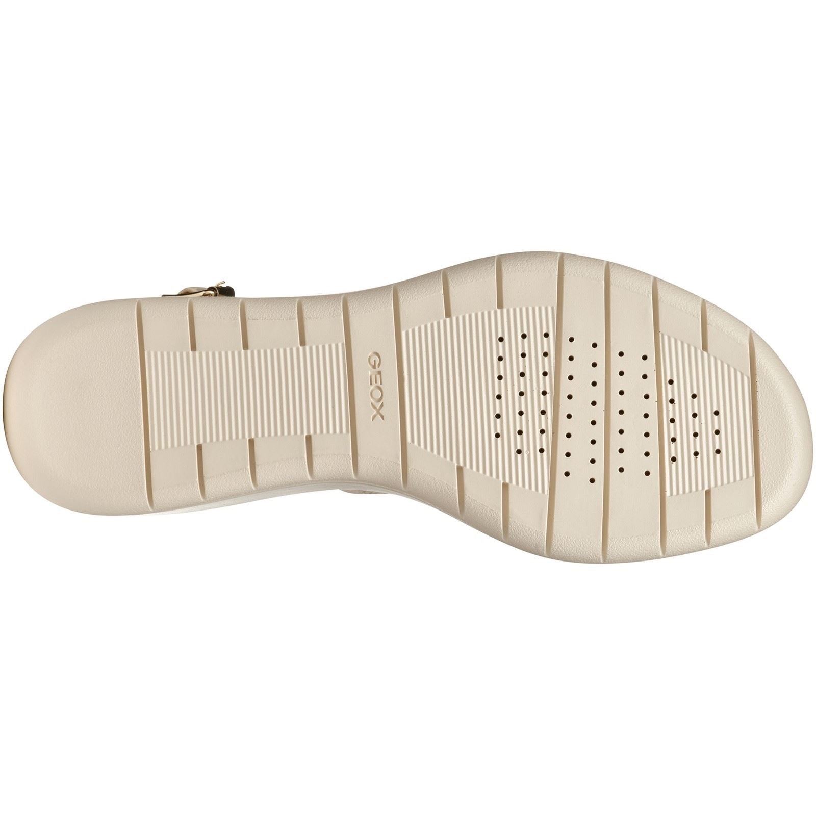 Geox D MELICONIA Synthetik Polyurethan Damen Papyrus Keilabsätze