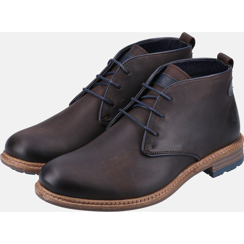Hush Puppies Jonas Chukka Braune Herrenstiefel Aus Leder