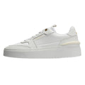 Cruyff Endorsed Tennis Leder Herren Weiße Sneakers