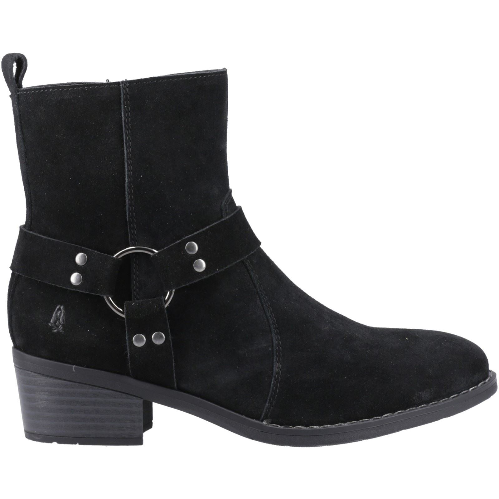Hush Puppies Iria Damen Wildleder Schwarze Farbe Stiefeletten mit Absatz