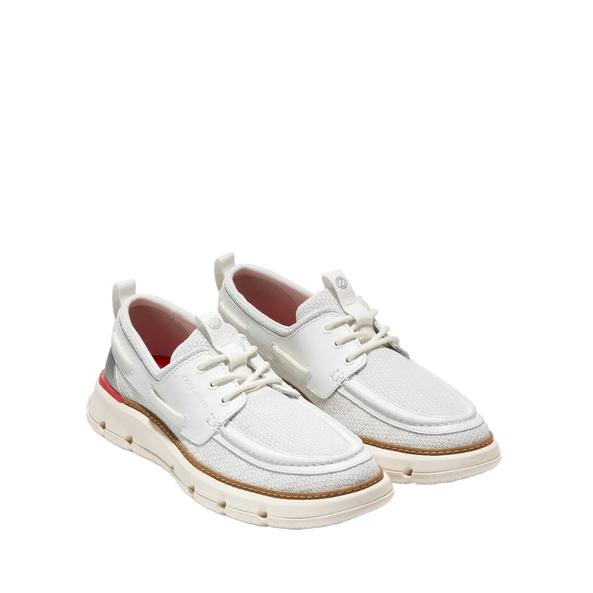 Cole Haan 4.ZeroGrand Regatta Herren Bootsschuhe Blanc De Blanc