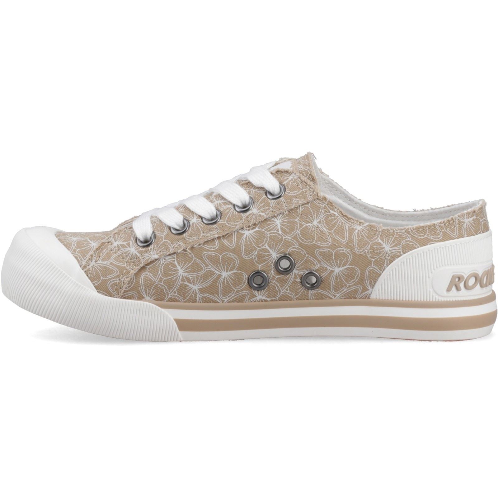 Rocket Dog Jazzin Mariposa Textil Damen Tan Sneakers