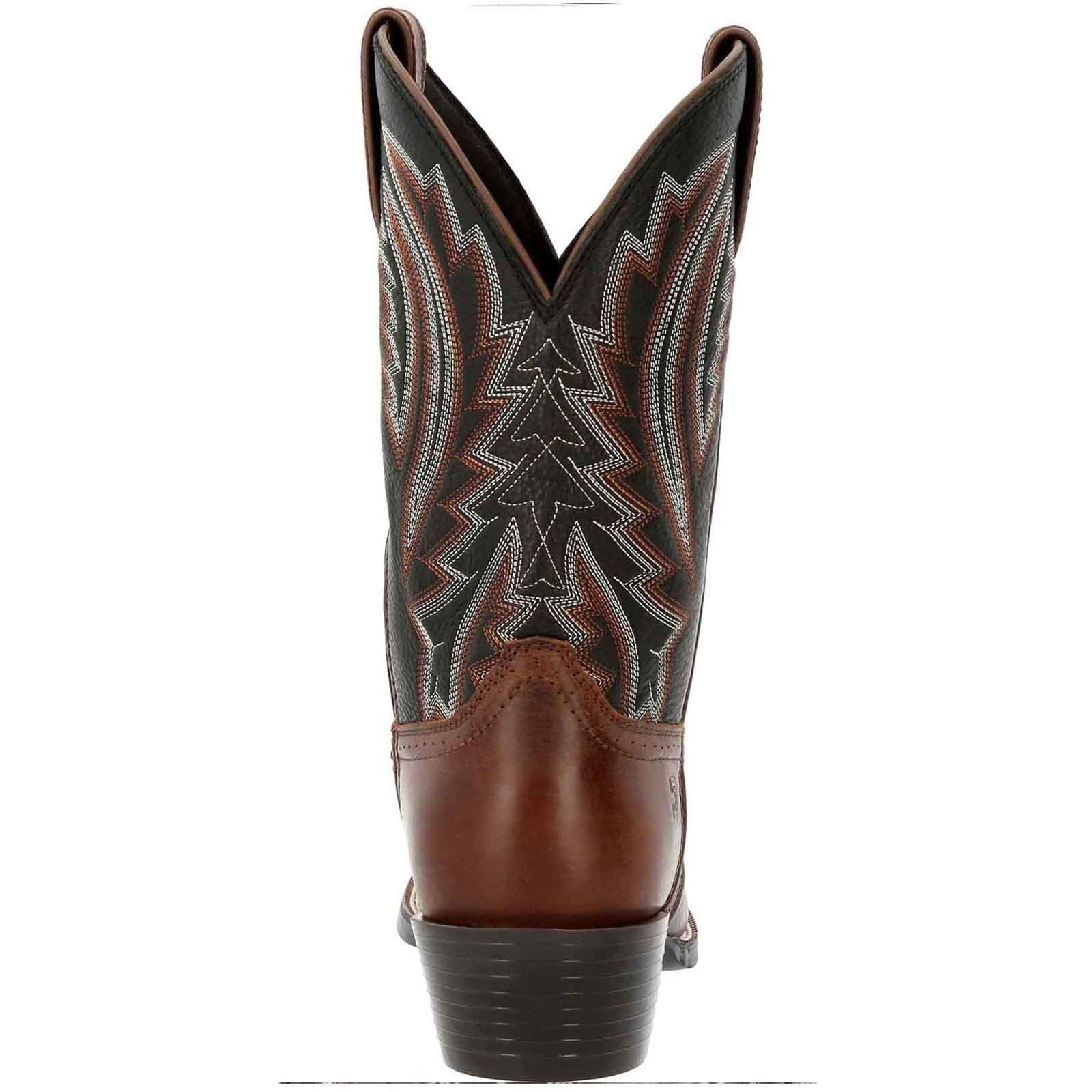 Durango Westward Leder Herren Dunkel Kastanienbraun/Schwarz Onyx Stiefel
