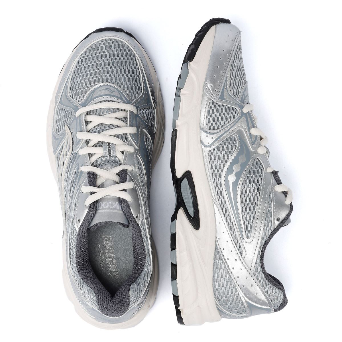 Saucony Ride Millenium Silber/Creme Turnschuhe