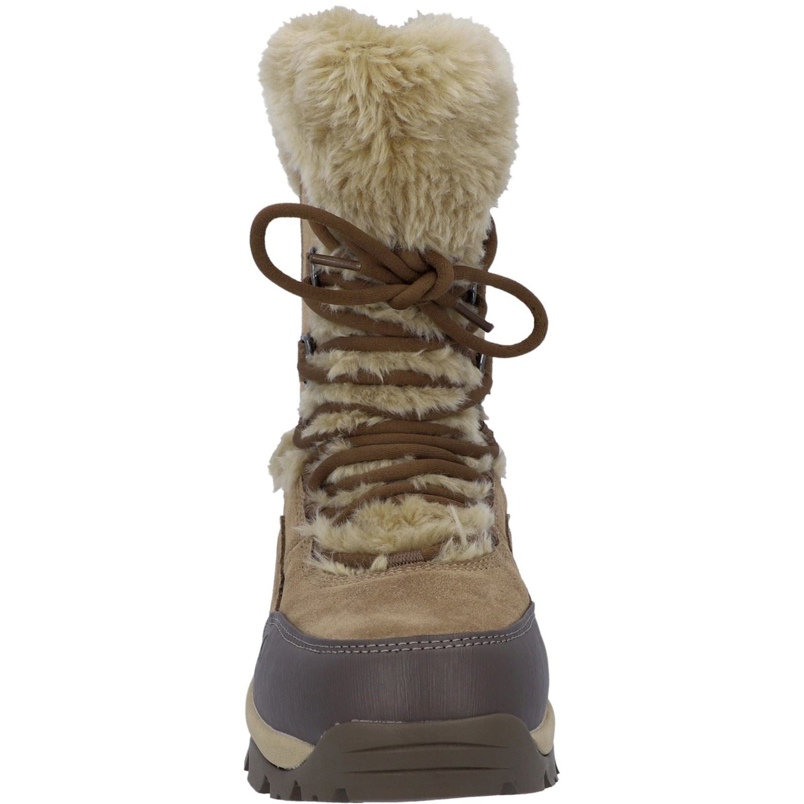 Hi-Tec Mortiz 200 Damen Wanderschuhe aus hellem braunem Leder
