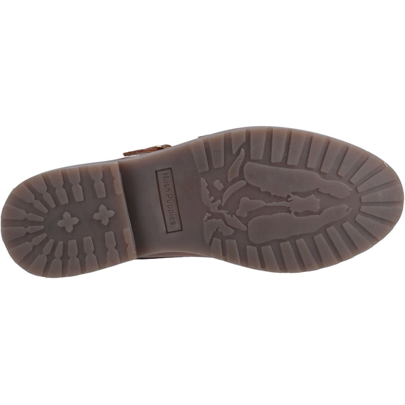 Hush Puppies Verity Damen Lederschuhe In Tan