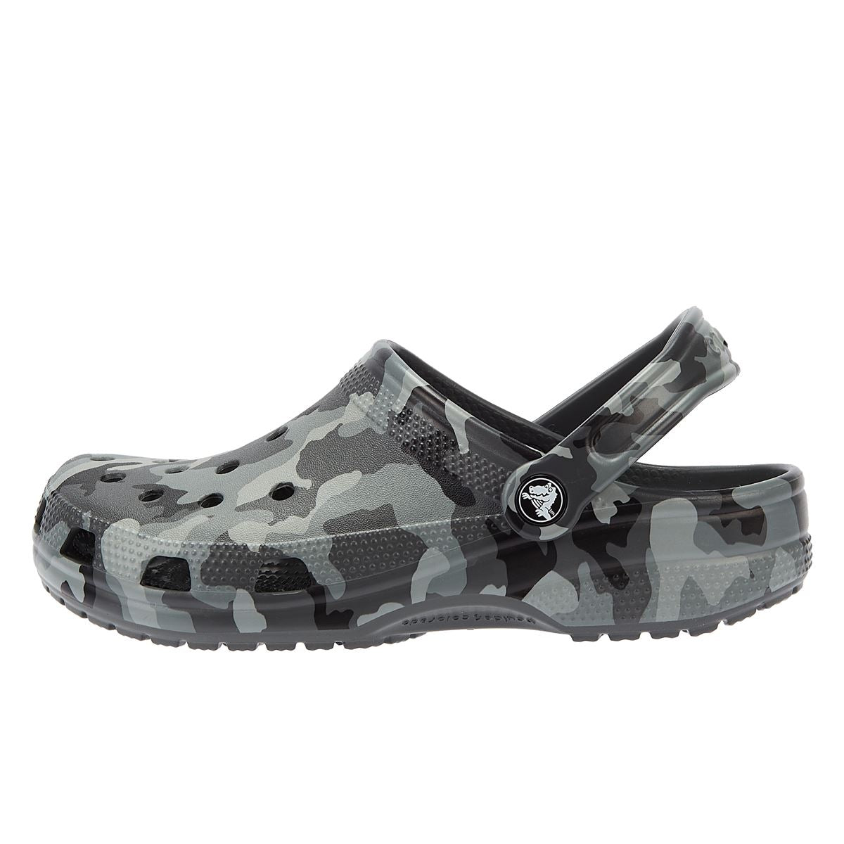 Crocs Classic Gedruckt Camo Clog Grau Sandale