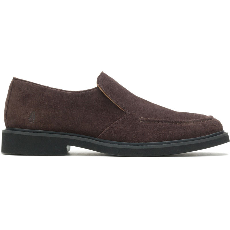 Hush Puppies Earl Slip On Wildleder Herren Braune Loafer