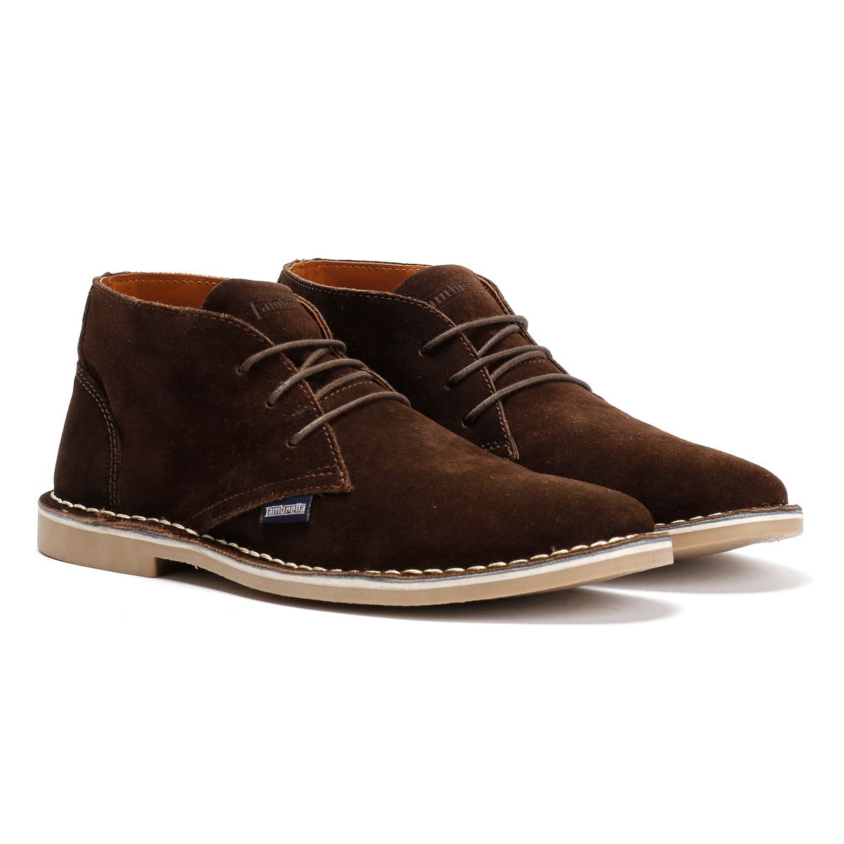Lambretta Chiswick Wildleder Herren Braune Stiefel