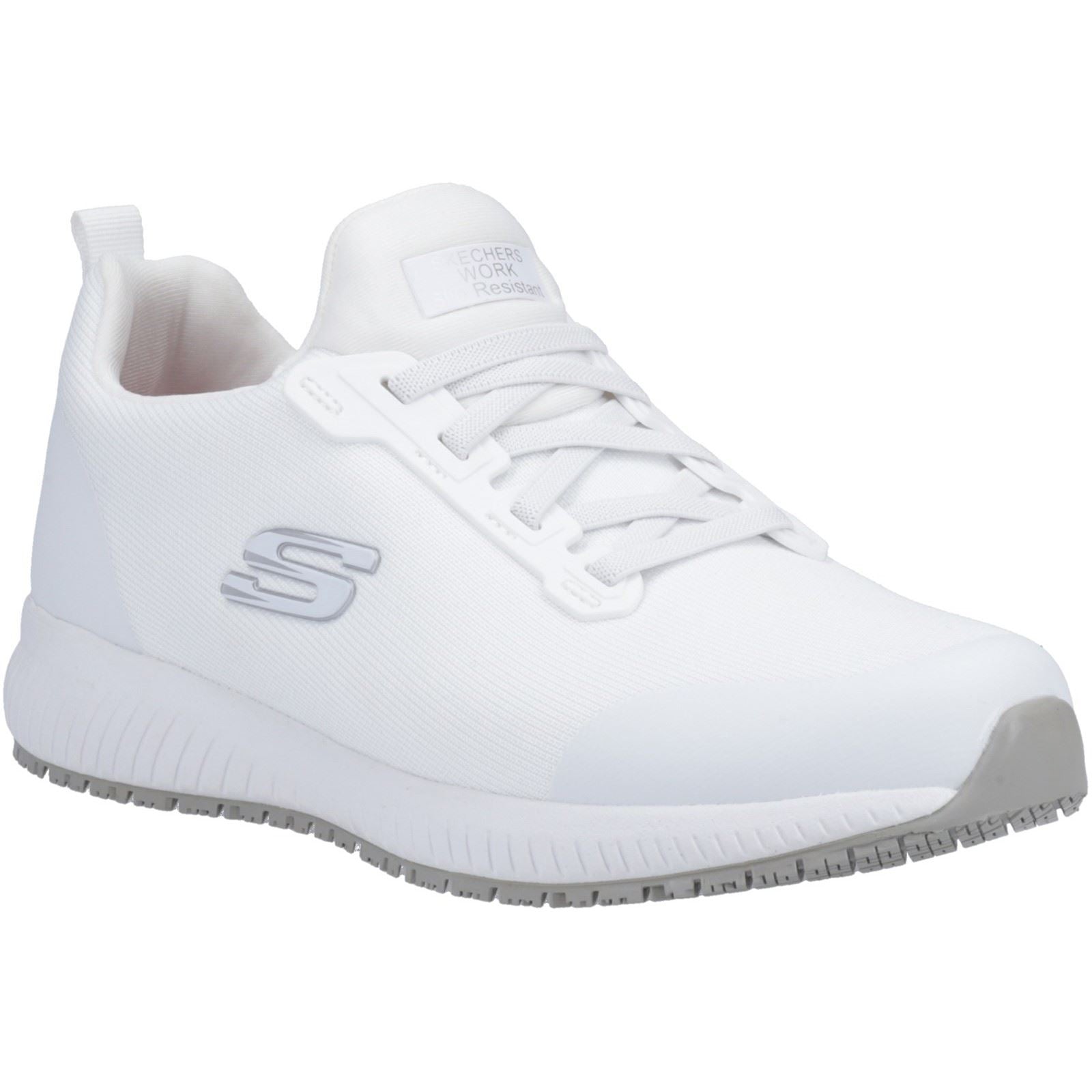 Skechers Workwear Squad SR Myton Textil Herren Weiße Sicherheitssneaker