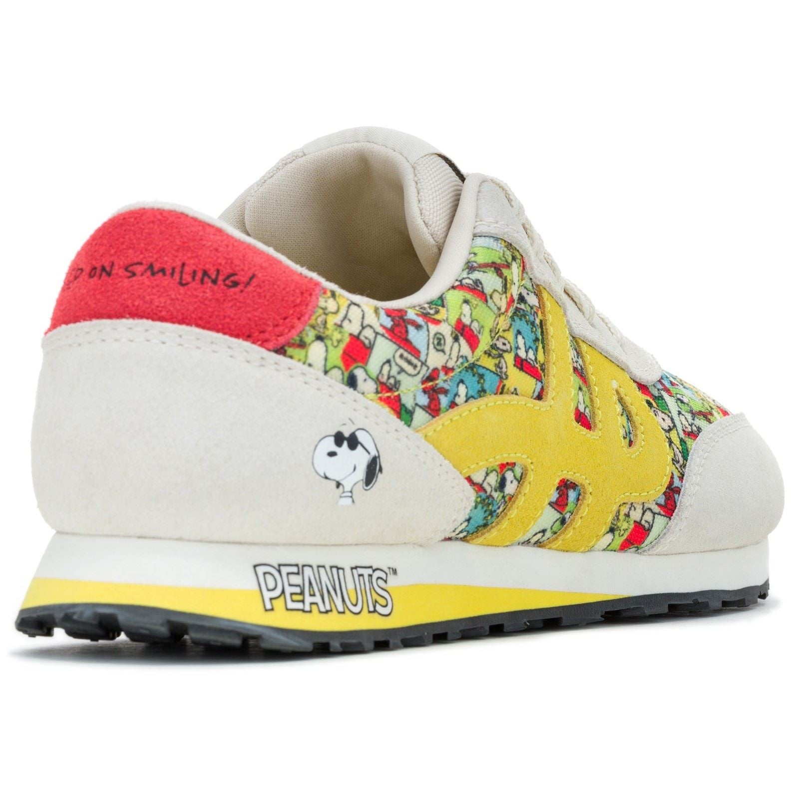 Hush Puppies SEVENTY8 Peanuts Leder Damen Peanuts Print Sneakers
