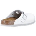 Birkenstock Boston Herren Clogs Aus Weißem Leder