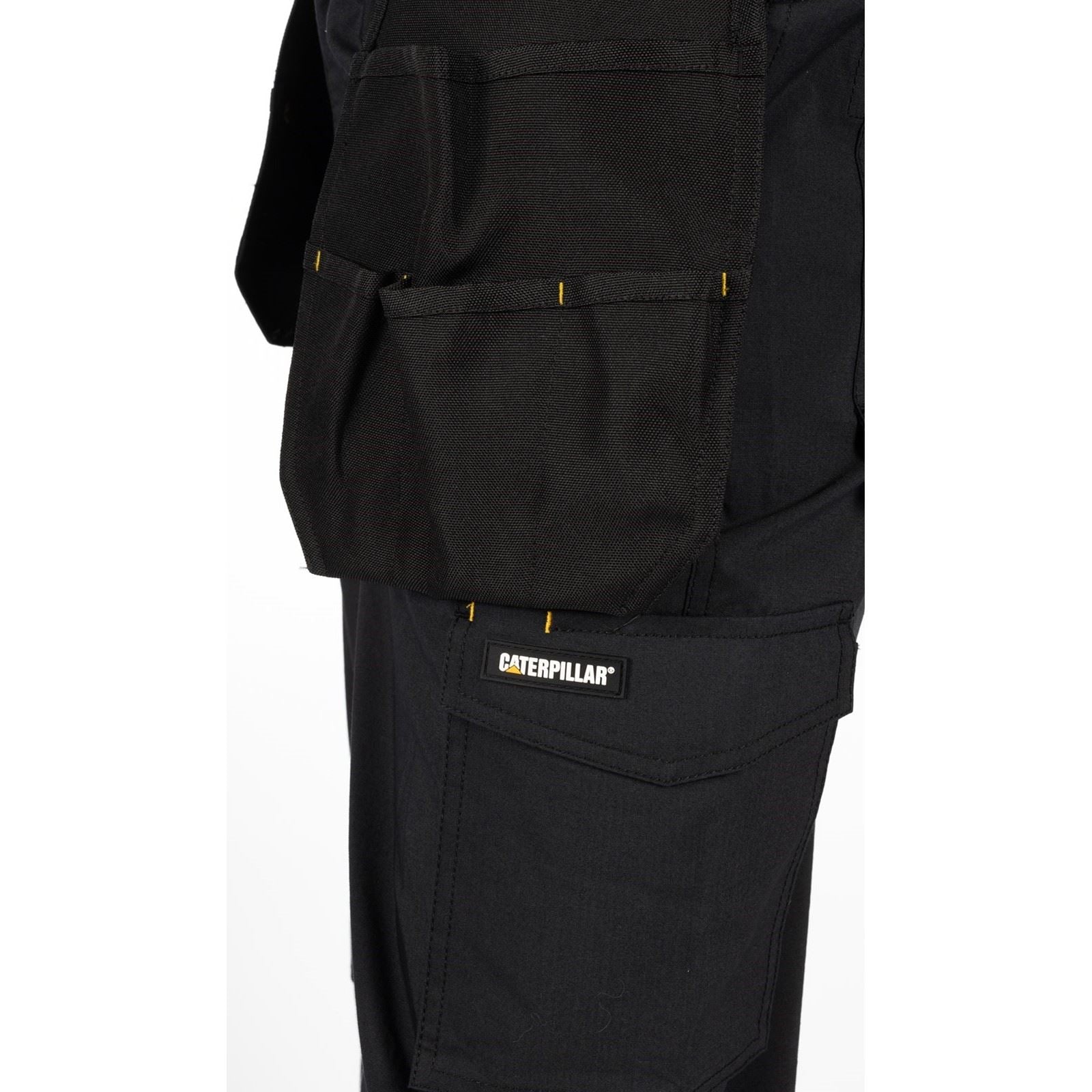 Caterpillar Nexus Holster Stretch Pocket Baumwoll Herren Schwarze Farbe Outdoor Hosen