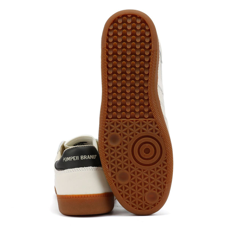 Pompeii Elan Sala Leder Herren Weiße Sneakers