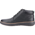 Hush Puppies Kian Herren Schwarze Farbe Leder Knöchelstiefel