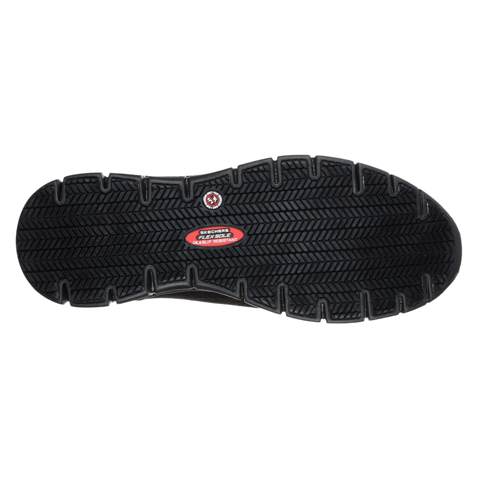 Skechers Workwear Synergy Omat Herren Schwarze Sicherheitssneaker