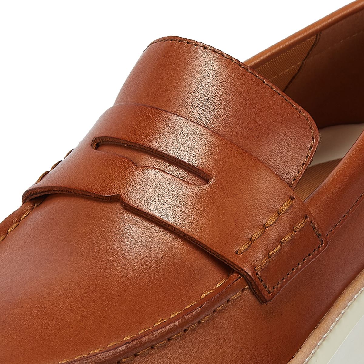 Cole Haan Topsin Leder Herren Braune Loafers