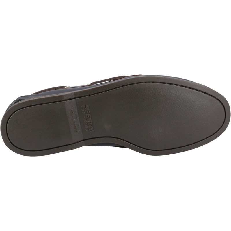 Sperry Authentic 2 Eye Herren Bootsschuhe Aus Leder In Amaretto/Schwarz