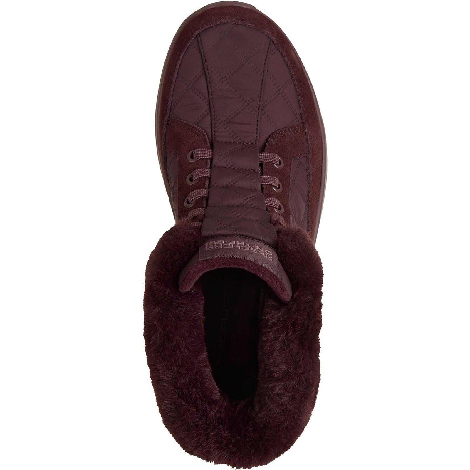 Skechers On-The-Go Encore Elisa Textil Damen Burgundy Winter Stiefeletten