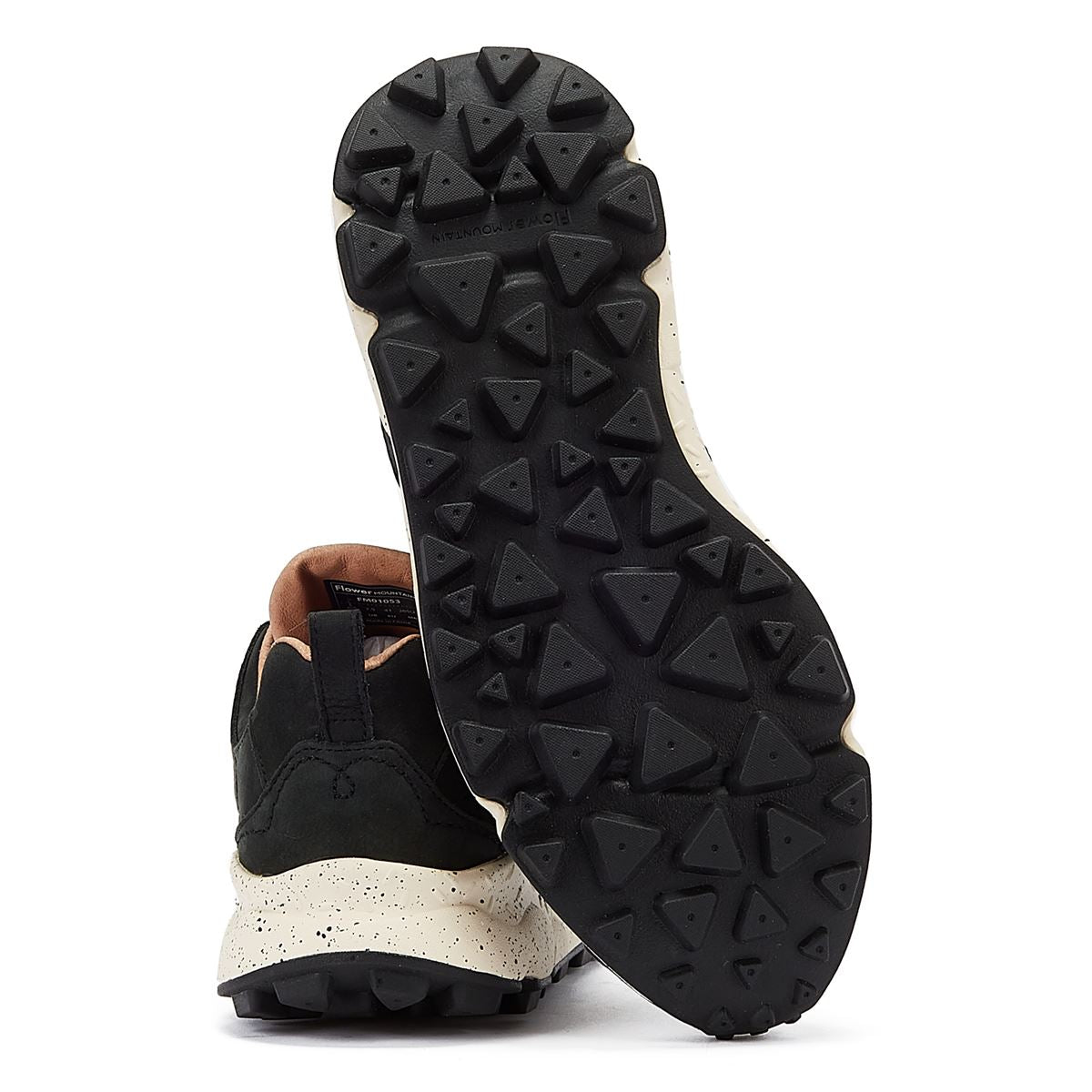 Flower Mountain Yamano Wildleder Herrenschuhe In Schwarz