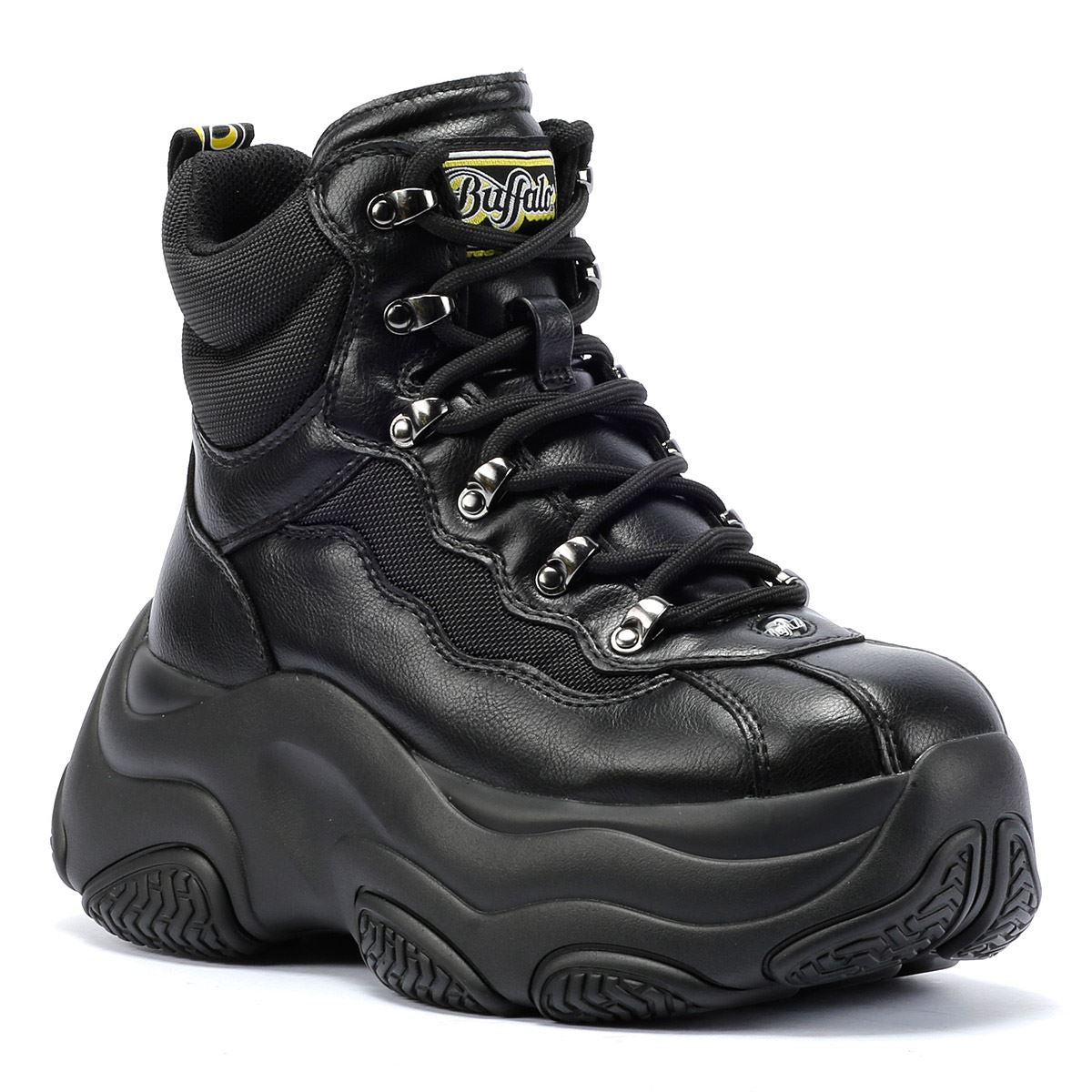 Buffalo Prowler Hike Hi Damen Schwarze Stiefel