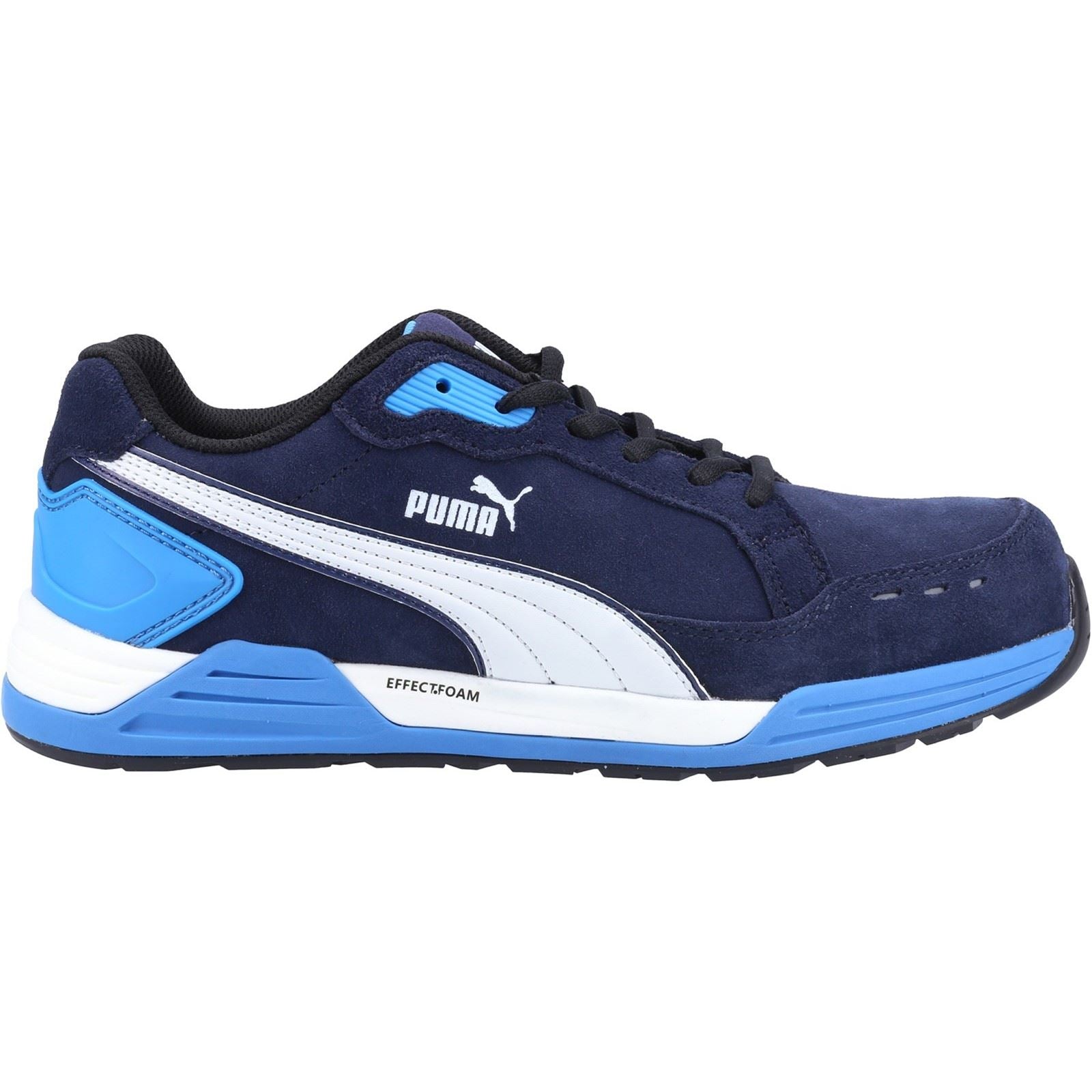 Puma Safety Airtwist Low S3 Wildleder Blau Sicherheitssneaker