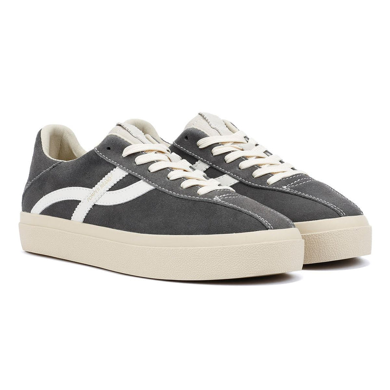 Pompeii Dart Herren Sneaker Aus Veloursleder In Grau