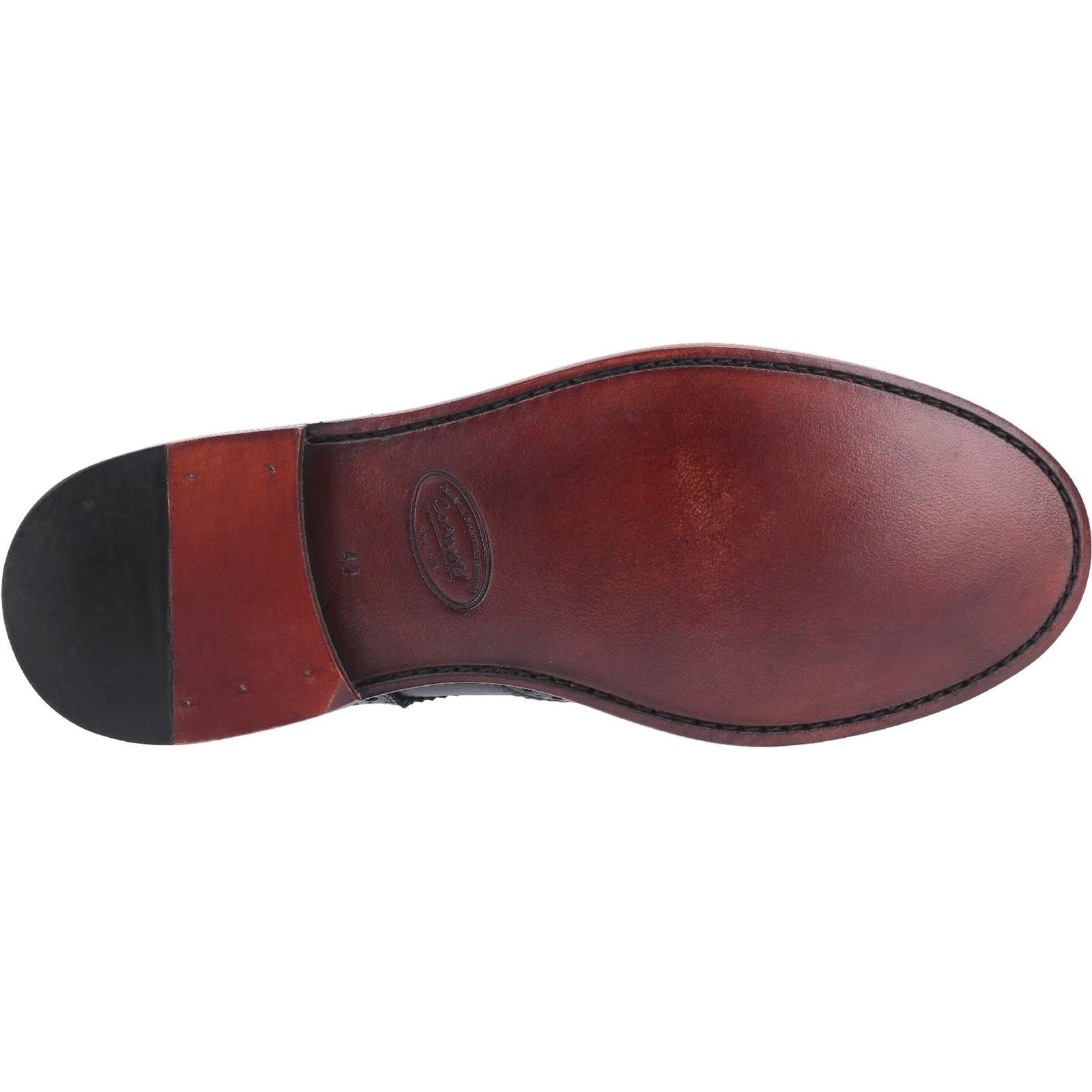 Cotswold Quenington Leder Herren Braune Schnürschuhe
