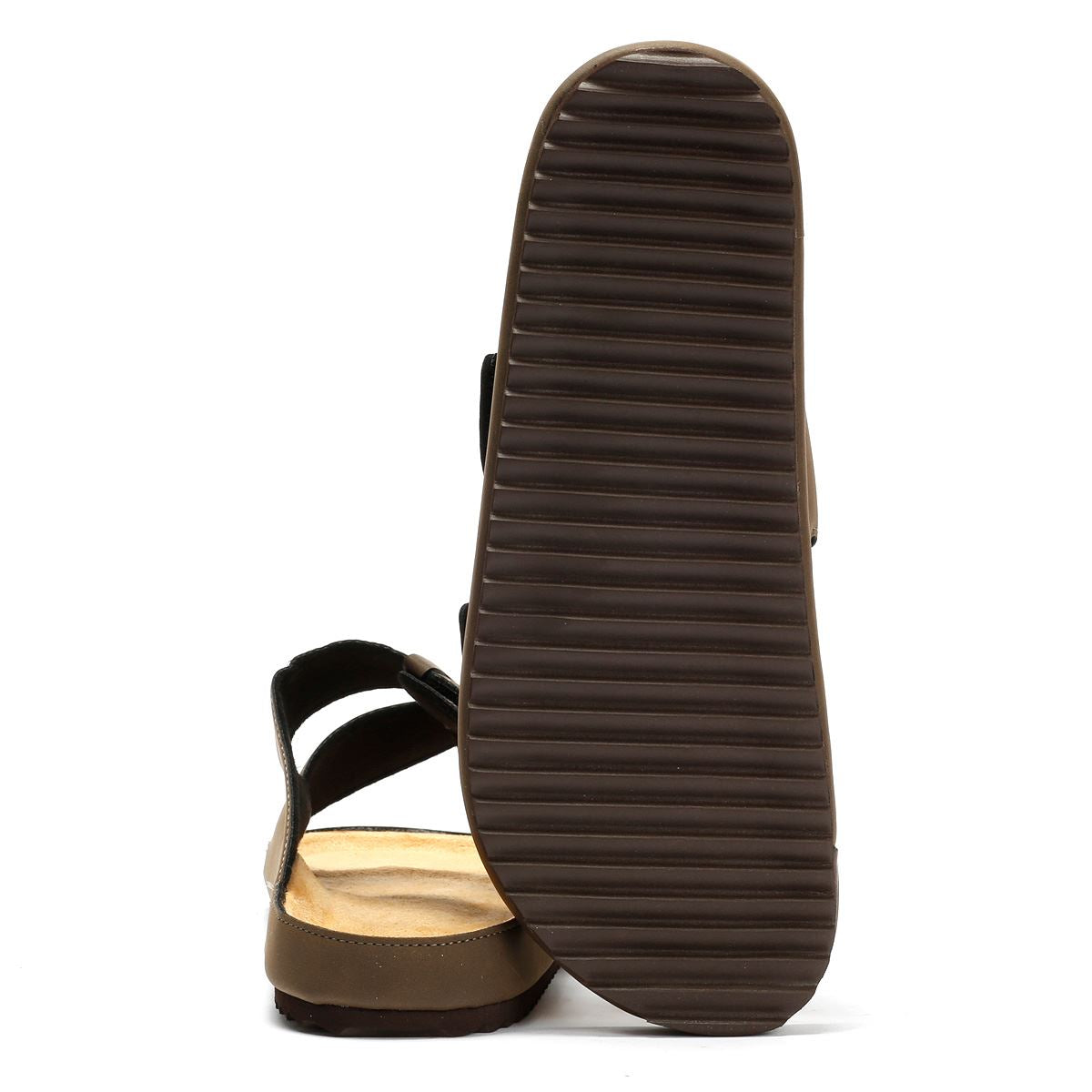 Penguin Panache Herren Braune Sandalen