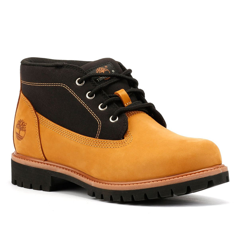 Timberland Mid Lace Chukka Workwear II Herren Stiefel Aus Gelbem Leder