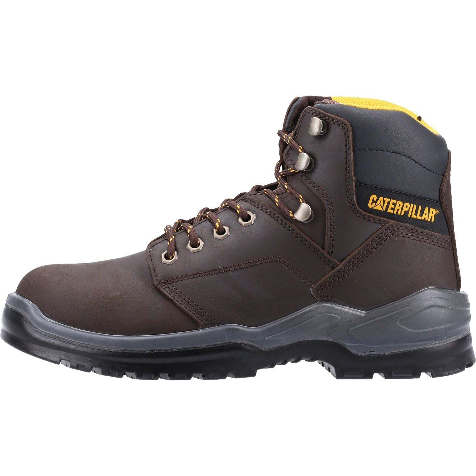 Caterpillar Striver Leder Braune Sicherheitsstiefel