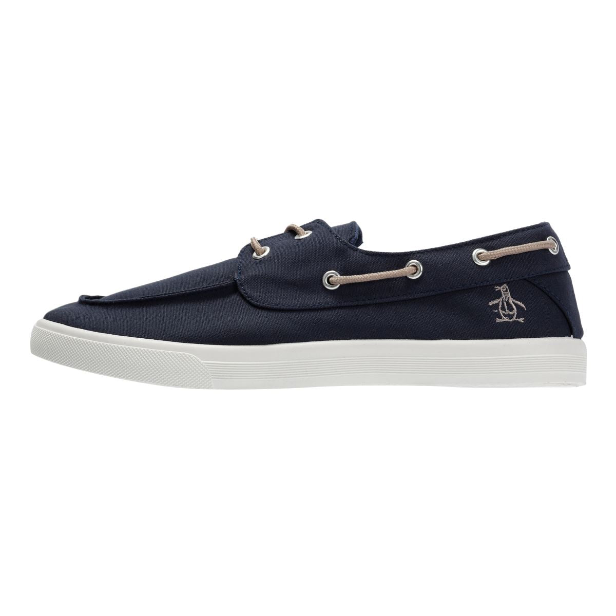 Penguin Sailor Canvas Herren Blau Schnürschuhe