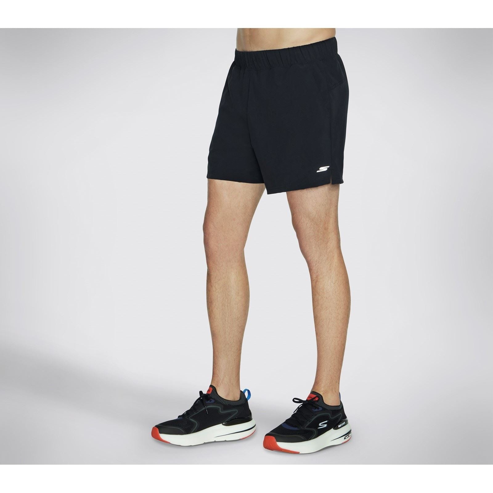 Skechers Performance Razor Polyester Herren Schwarze Farbe Sportshorts