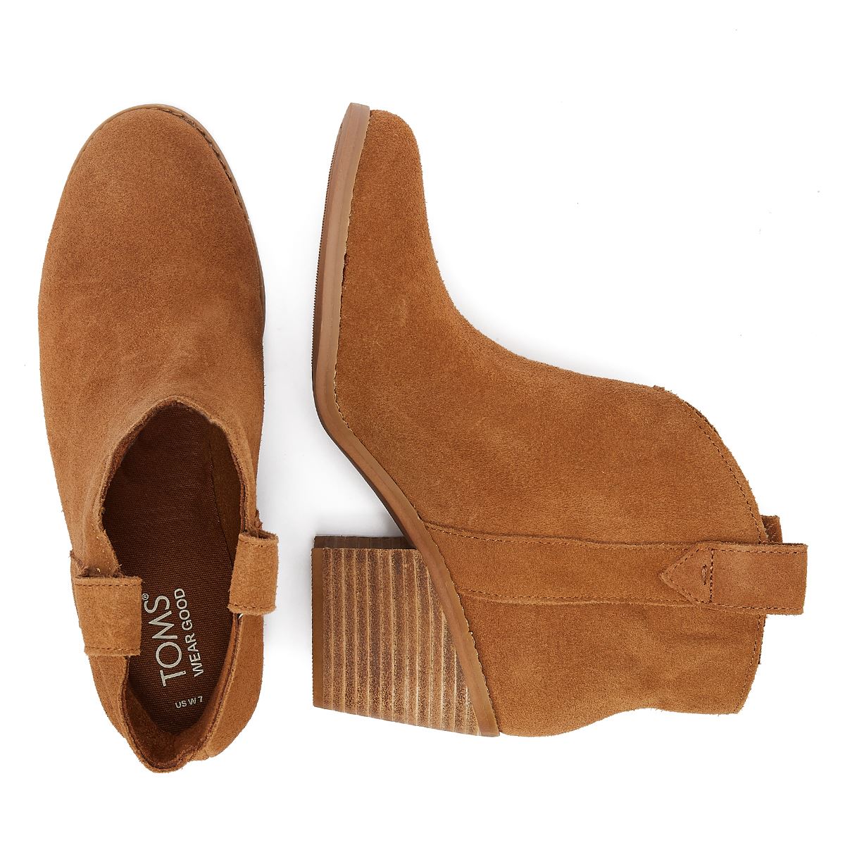 TOMS Konstanze Wildleder Damen Stiefel In Tan