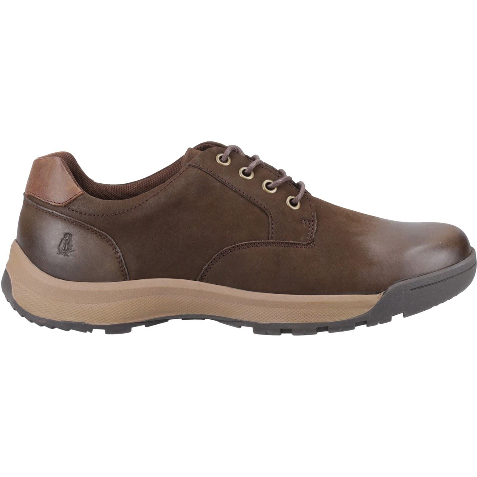 Hush Puppies Vinson Herren Schnürschuhe aus braunem Leder