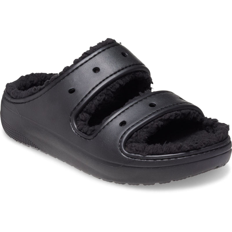 Crocs Classic Cozzzy Damen Sandalen Aus Thermoplastischem Material In Schwarz