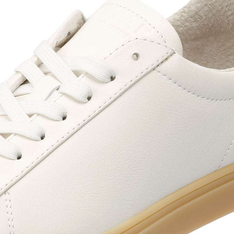 Clae Bradley Leder Herren Weiße Sneakers