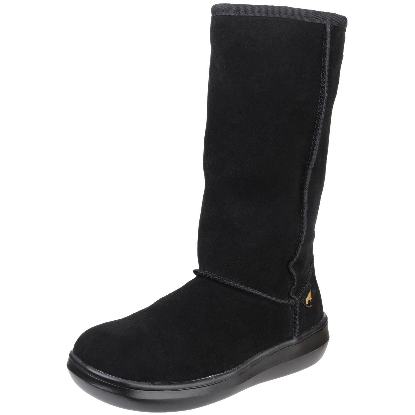 Rocket Dog Sugardaddy Damenstiefel Aus Schwarzem Wildleder