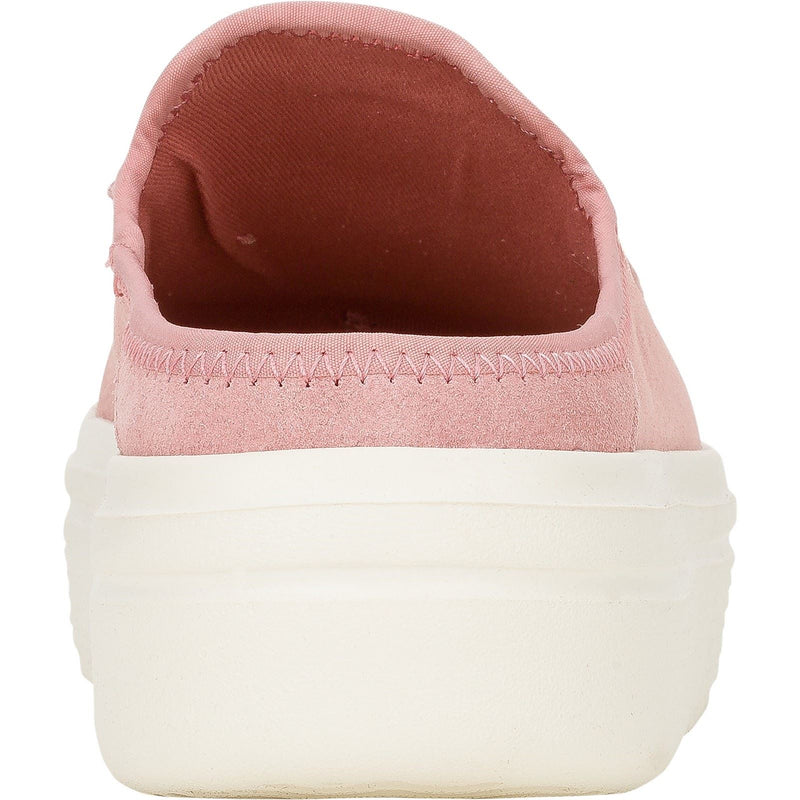 HEYDUDE Austin Lift Classic Damen Pantoletten Aus Leder Mit Rosettenapplikation