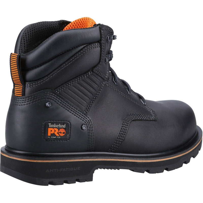 Timberland Pro Ballast Leder Schwarze Sicherheitsstiefel