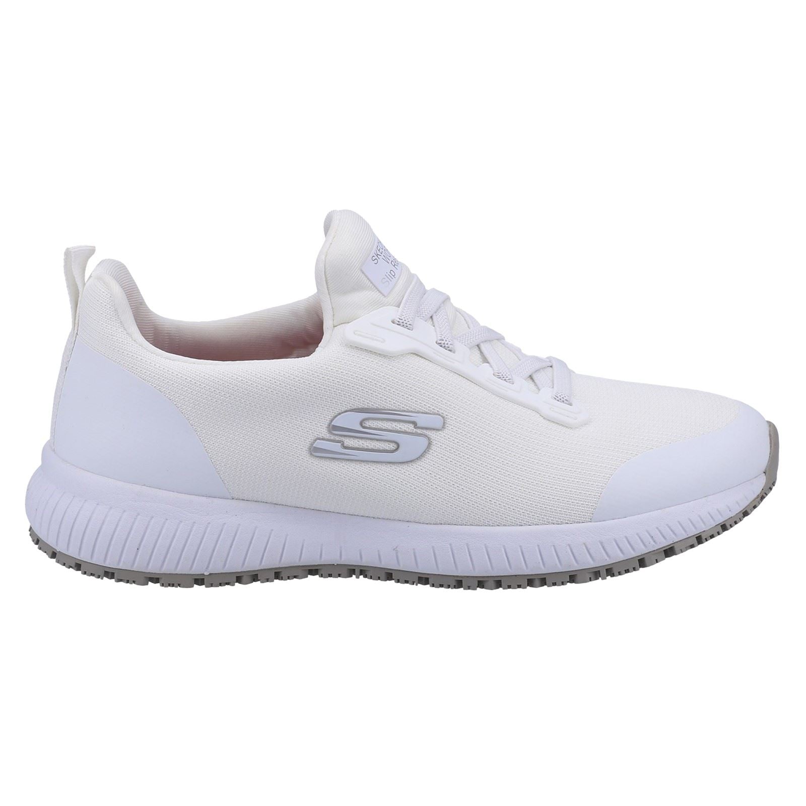 Skechers Workwear Squad SR Textile Damen Weiße Sicherheitssneaker