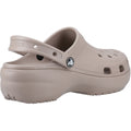 Crocs Classic Platform Clog Damen Taupe Clogs