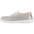 HEYDUDE Wendy Metallic Sparkle Synthetik Damen-Lofers In Roségold