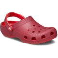 Crocs Classic Glitter Thermoplastische Kirschrote Clogs