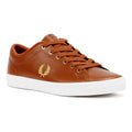 Fred Perry Baseline Herren Ledersneaker In Braun