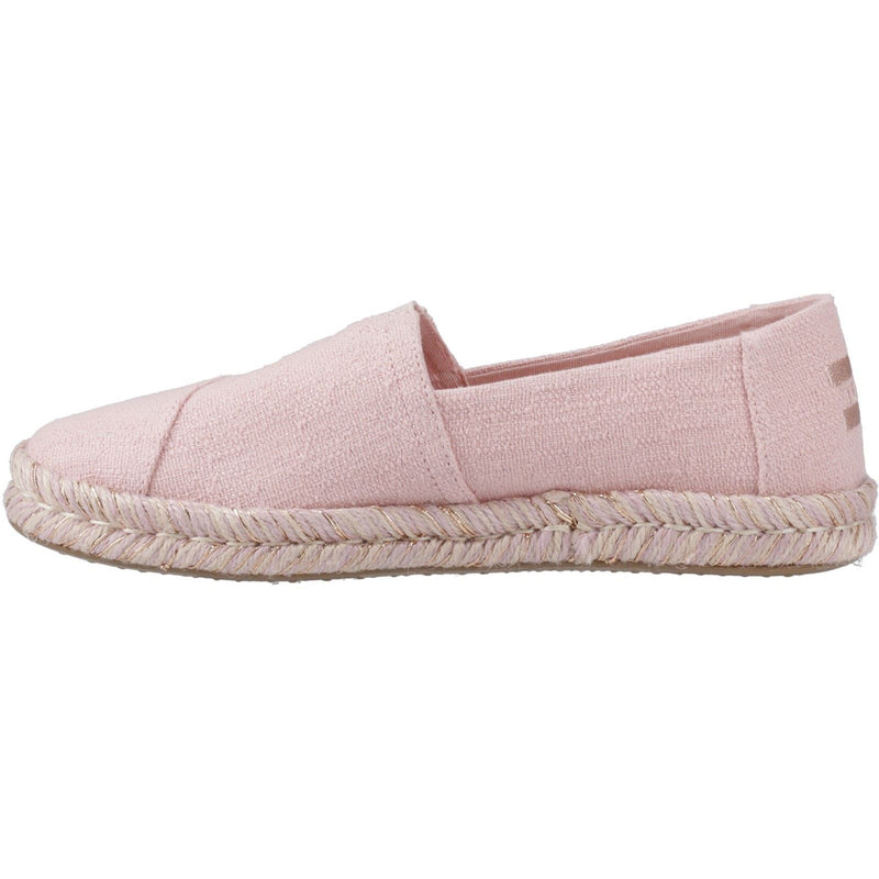 TOMS Alpargata Rope 2.0 Baumwoll Espadrilles Für Damen In Blassrosa