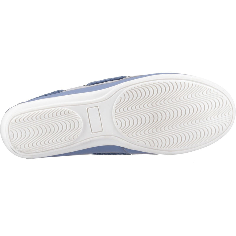 Hush Puppies Irene Damen Bootsschuhe Aus Blauem Leder