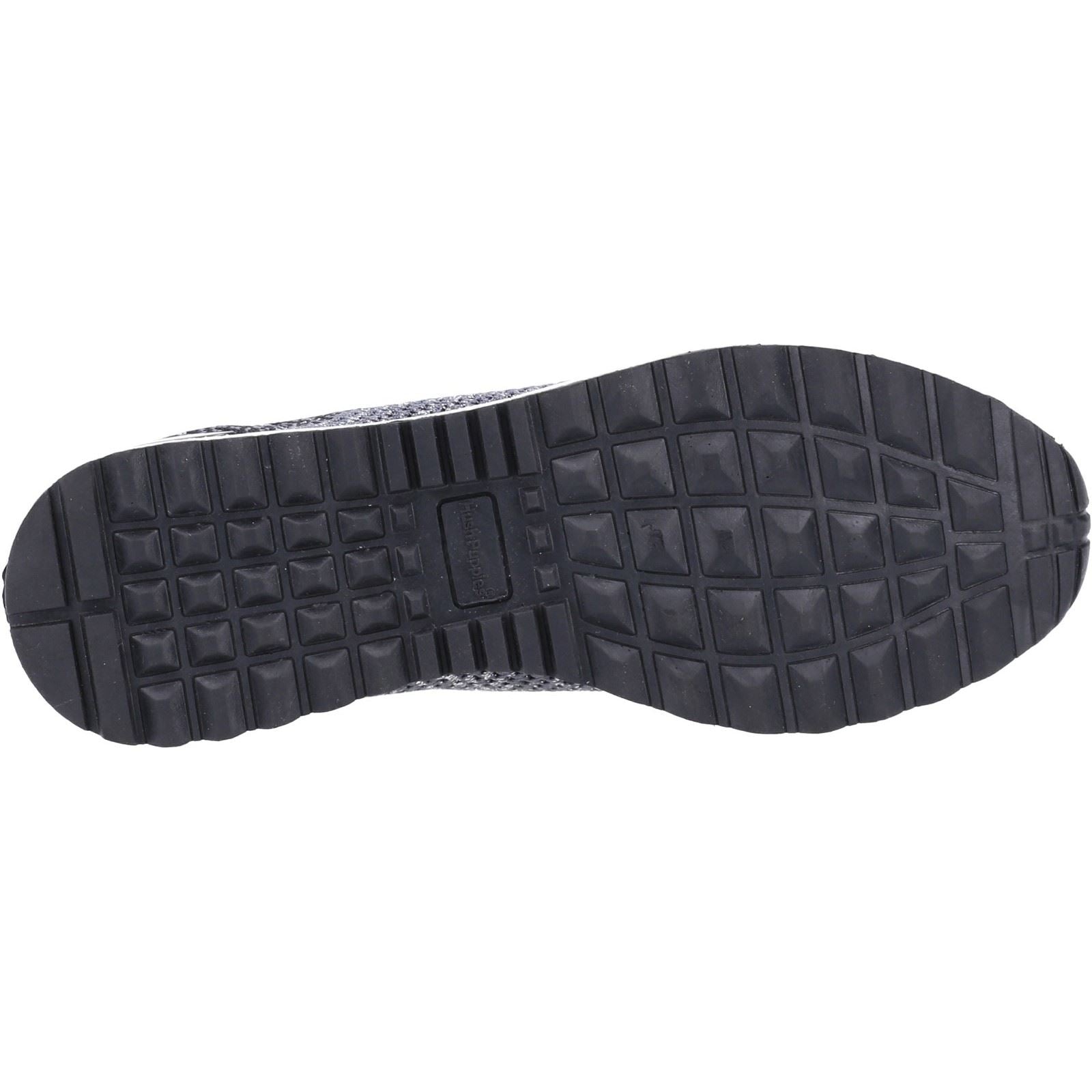 Hush Puppies Ennis Stoff Damen Schwarz Sneakers